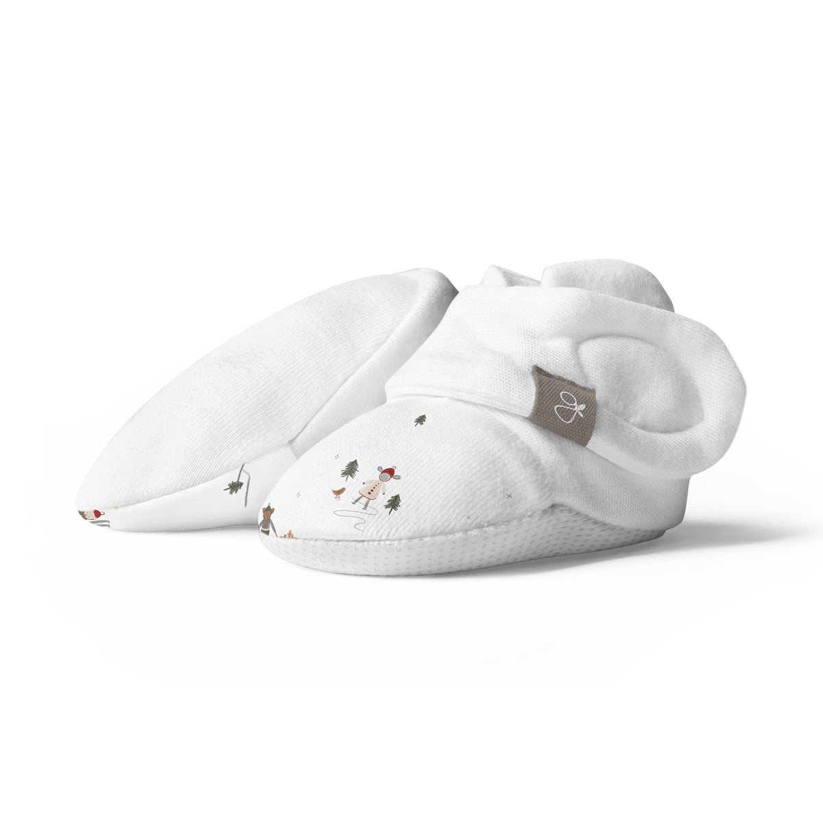 Goumiboots Bamboo & Organic Cotton Booties - Winter Wonderland