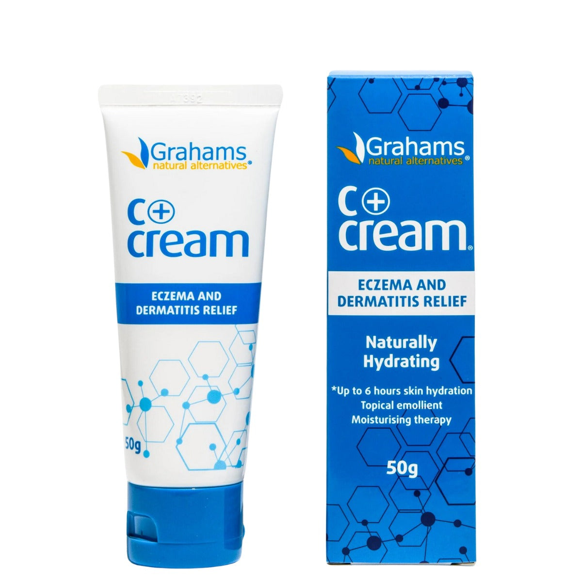 Grahams Natural C+ Eczema & Dermatitis Cream, 50g (Exp 04/27)