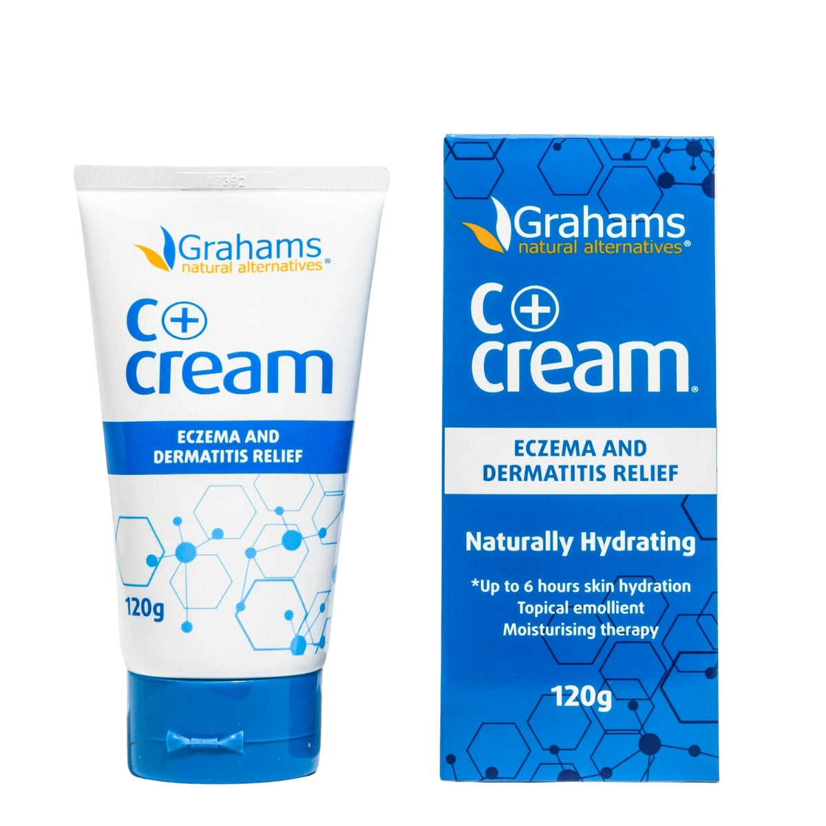 Grahams Natural C+ Eczema & Dermatitis Cream, 120g (Exp 11/27)