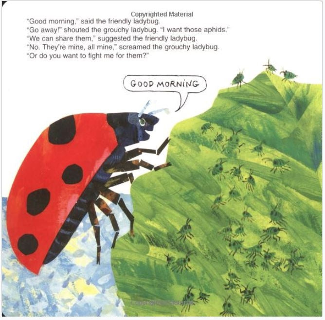 The Grouchy Ladybug Board Book