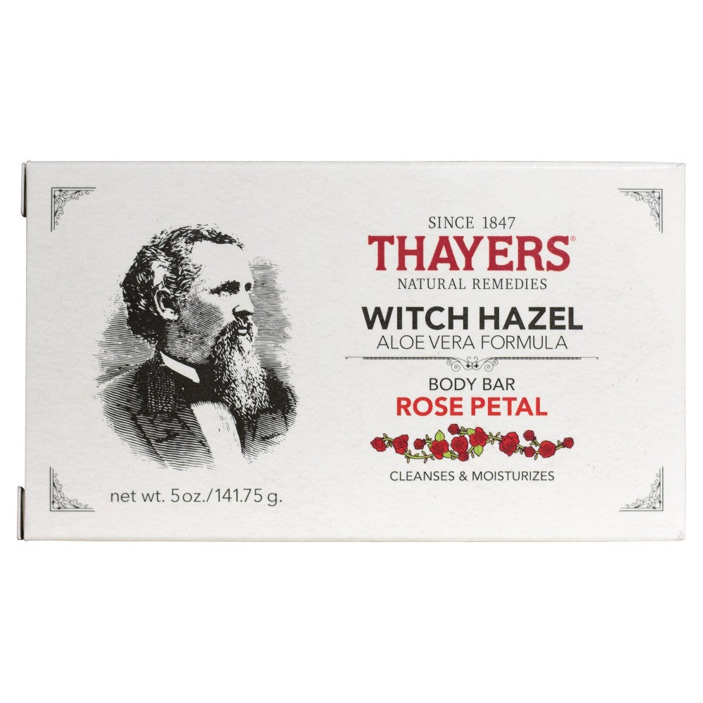 Thayers Witch Hazel Body Bar, 5oz - Rose Petal