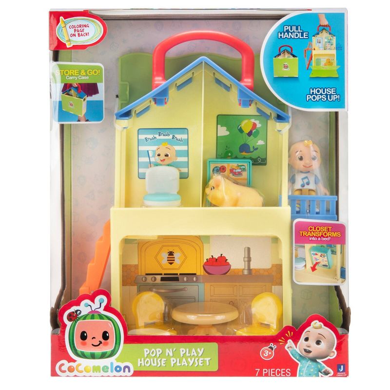 Cocomelon Pop N' Play House Playset