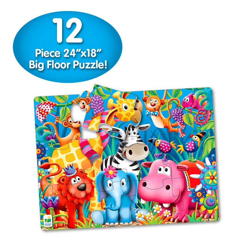 The Learning Journey My First Big Floor Puzzle - Jungle Friends