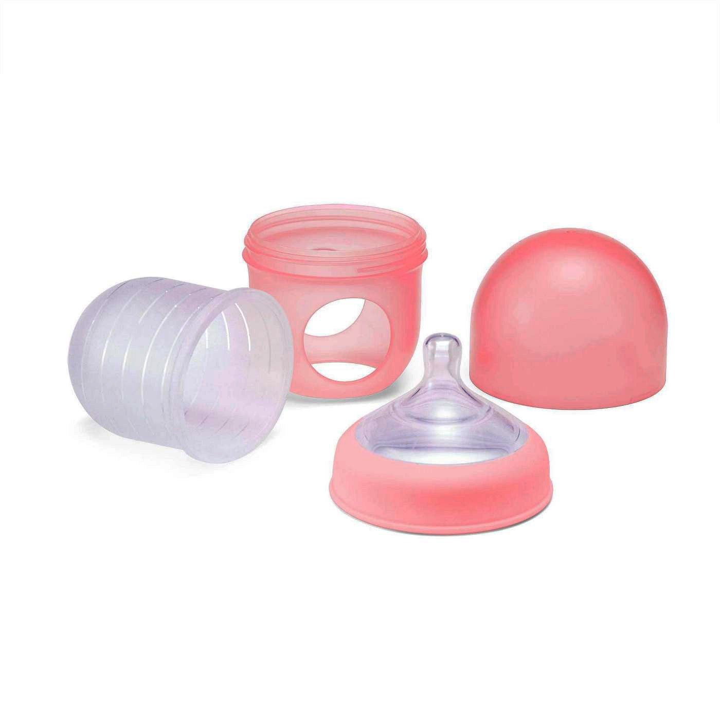 Boon Nursh Silicone Pouch Bottle, 4oz (3pk) (3 Colours) - Pupsik Singapore
