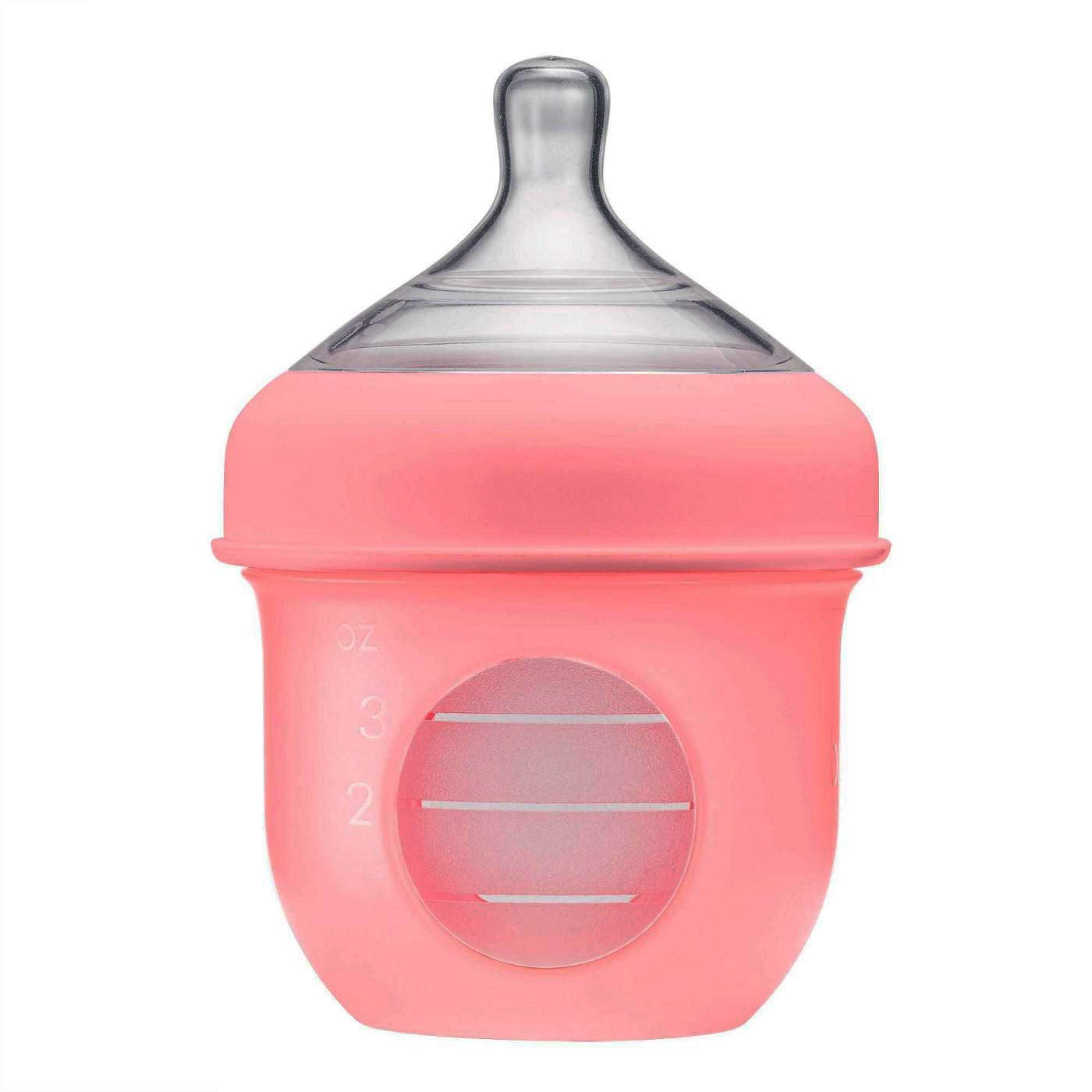 Boon Nursh Silicone Pouch Bottle, 4oz (3pk) (3 Colours) - Pupsik Singapore