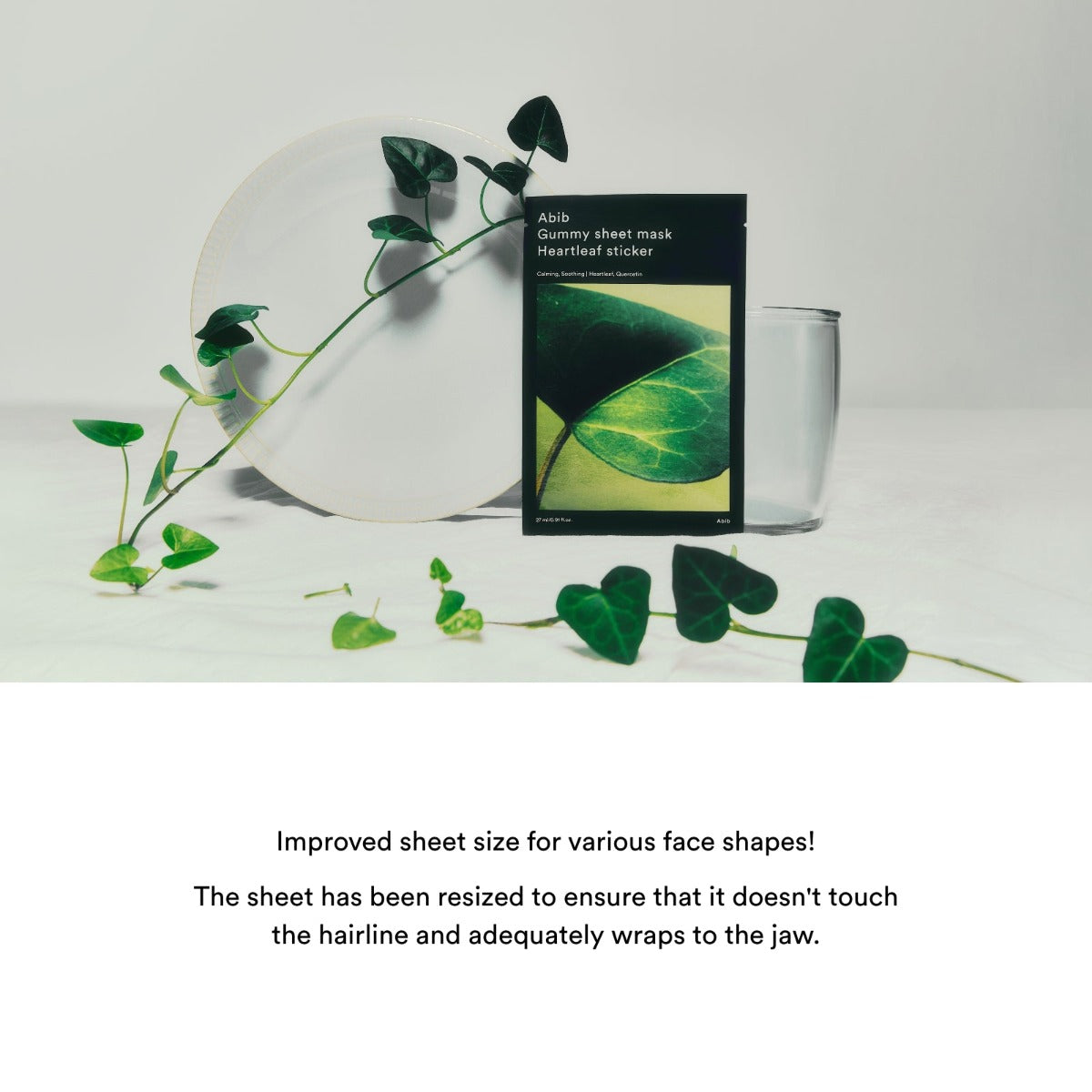Abib Gummy Sheet Mask Heartleaf Sticker, 10pcs (Exp 04/28)