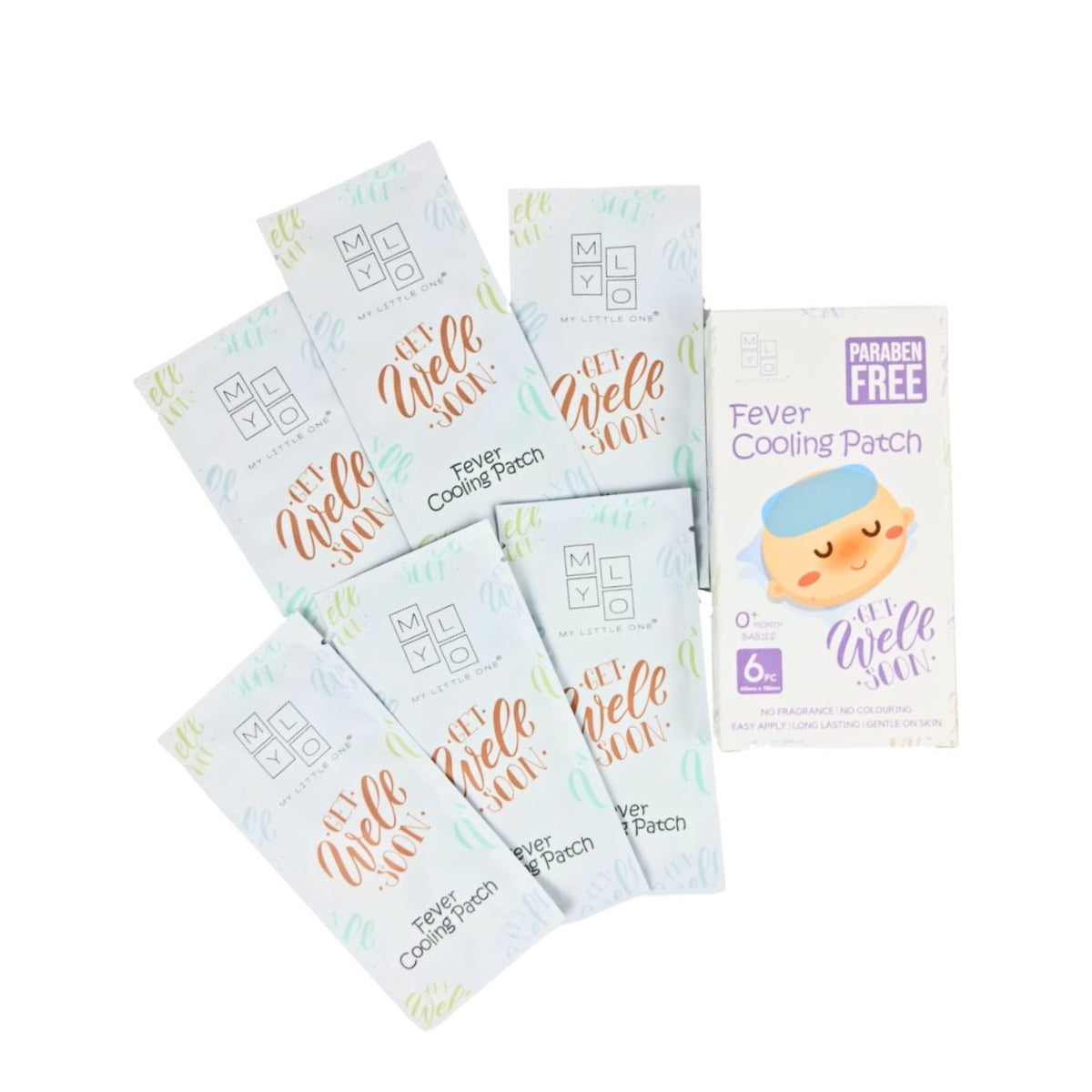 MyLO Get Well Soon Fever Cooling Patch, 6pk (0 to 36M) - Exp 06/27