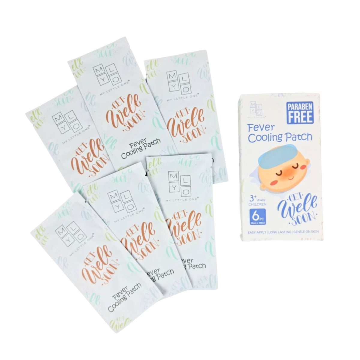 MyLO Get Well Soon Fever Cooling Patch, 6pk (3Y+) - Exp 11/25
