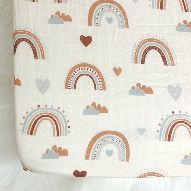 A, Apple Pie Newborn Baby Crib Sheets Gift Set (4 Designs)