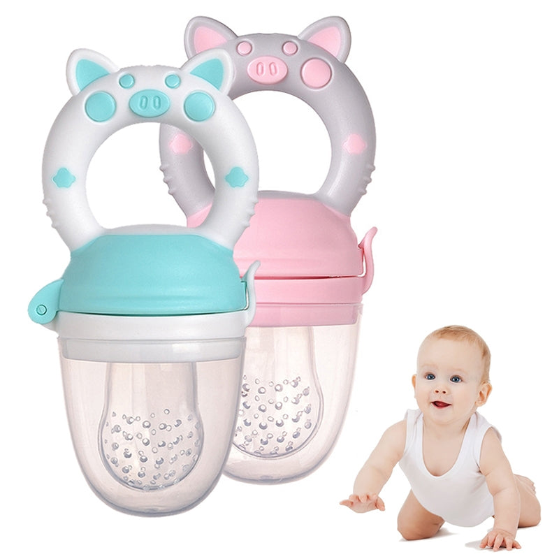 Biomom Food Feeder & Teether (8 Colours) - Pupsik Singapore