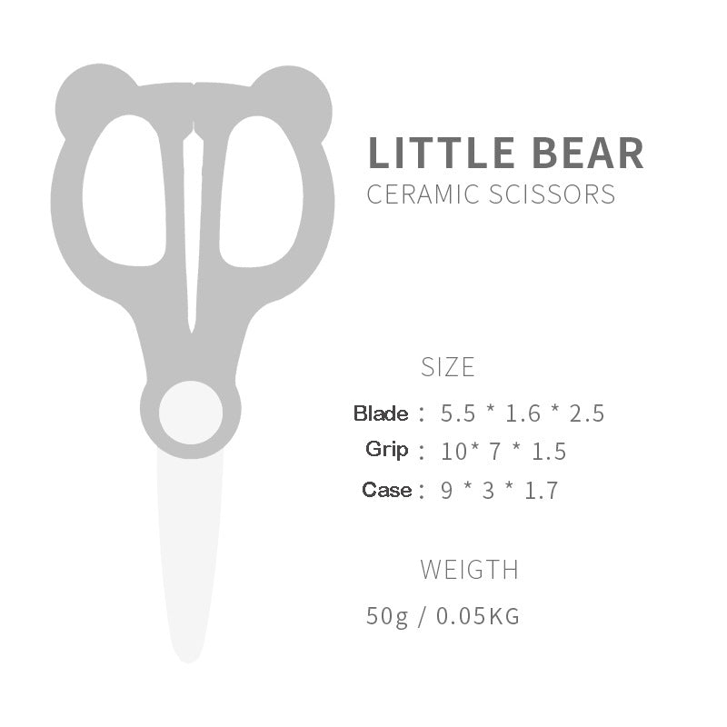 Biomom Ceramic Baby Food Scissors with Travel Case (3 Colours) - Pupsik Singapore