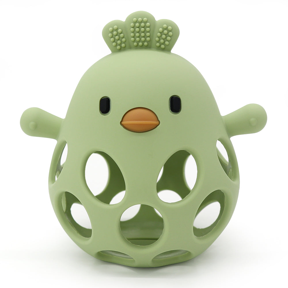 Biomom Sensory Teether Silicone Chick (7 Colors) - Pupsik Singapore