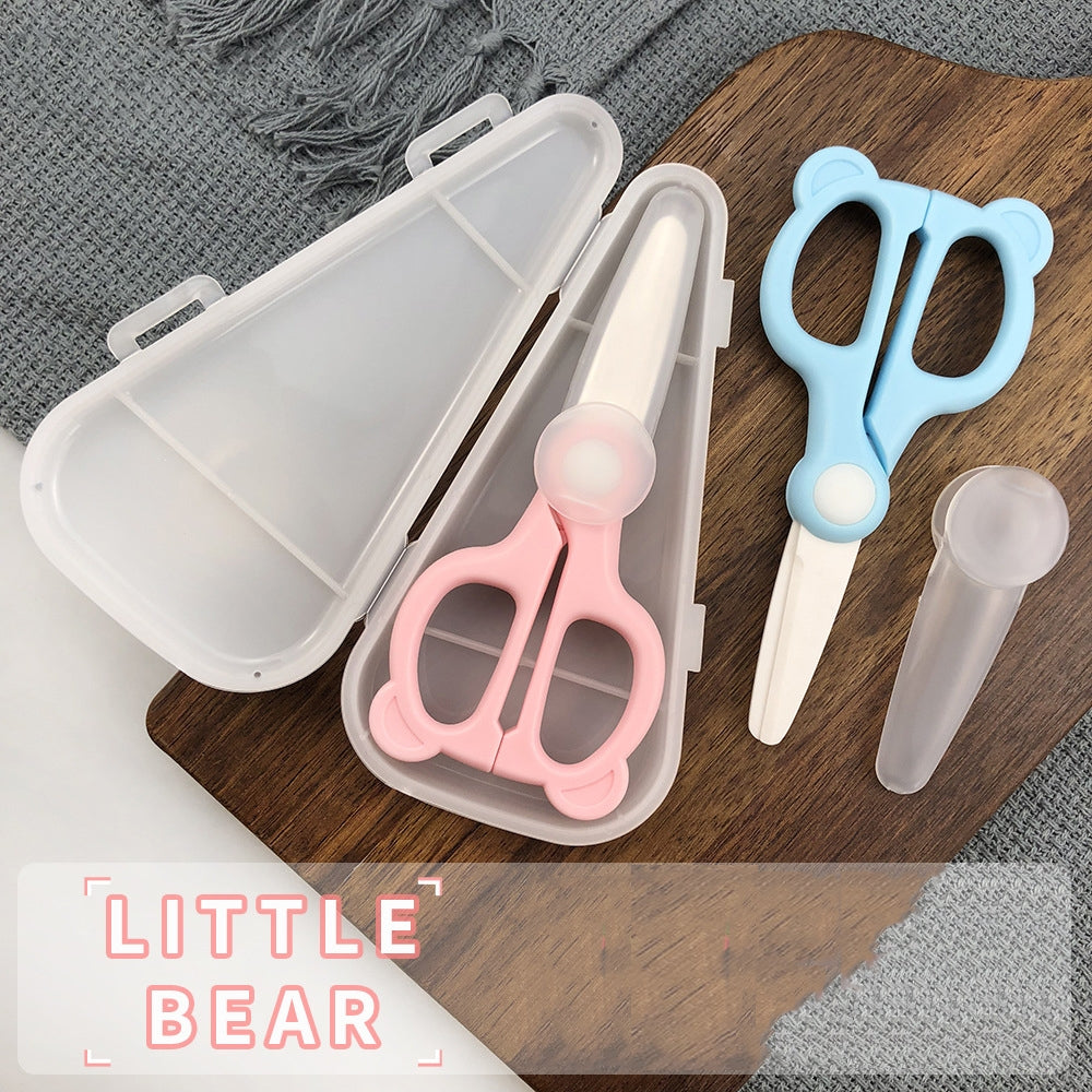 Biomom Ceramic Baby Food Scissors with Travel Case (3 Colours)