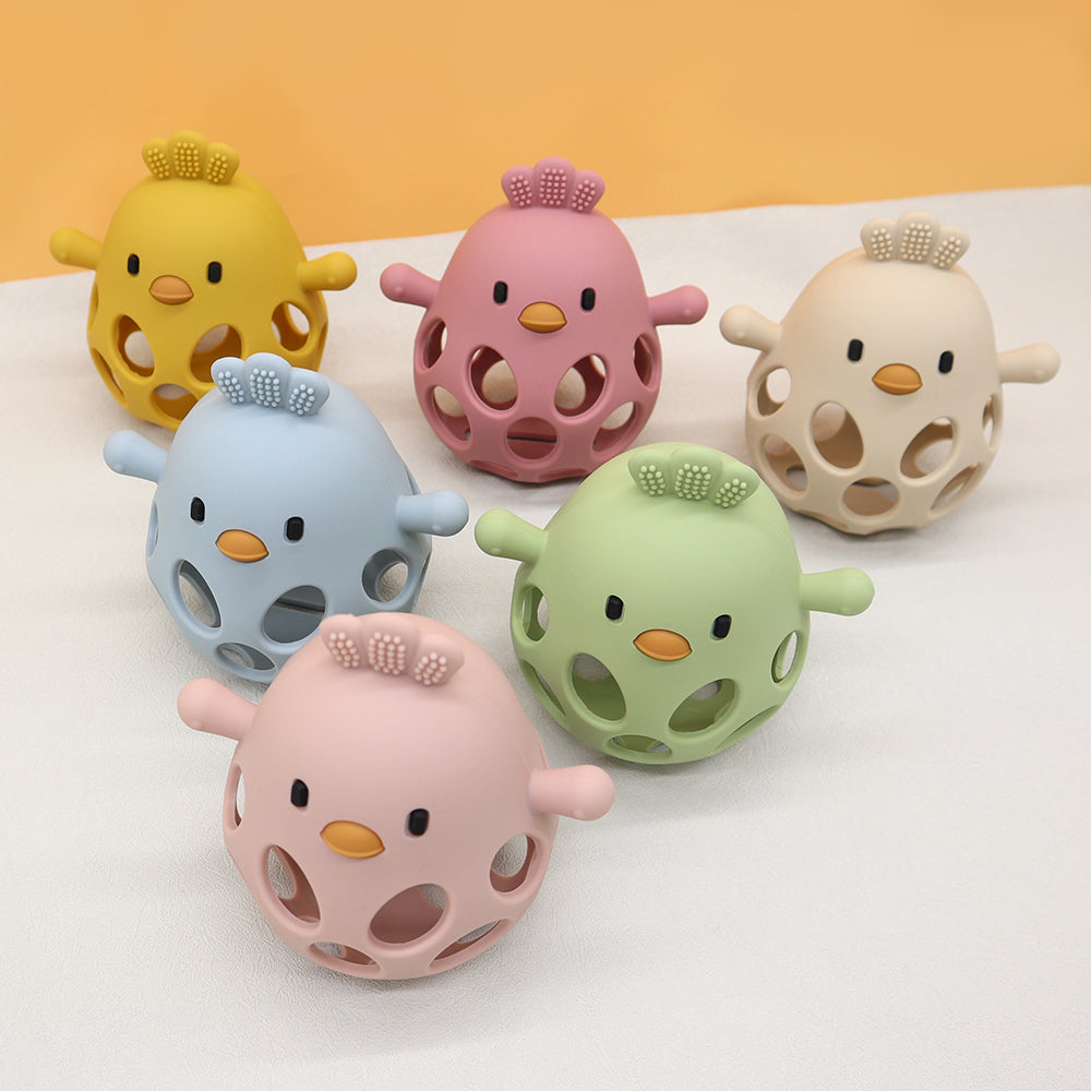 Biomom Sensory Teether Silicone Chick (7 Colors)