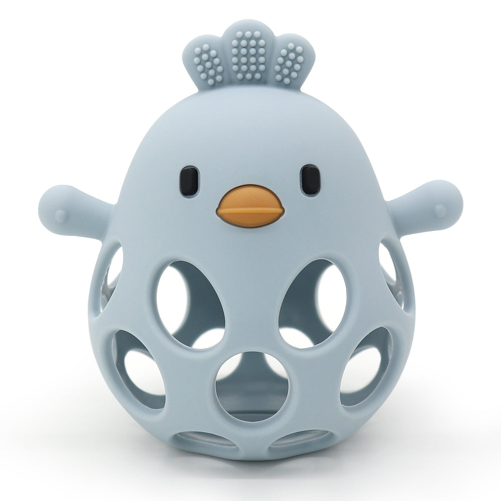 Biomom Sensory Teether Silicone Chick (7 Colors) - Pupsik Singapore
