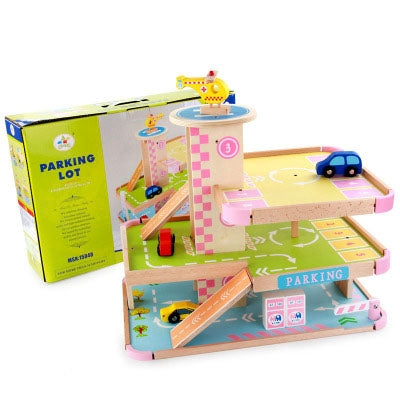 Three Storey Wooden Parking Lot