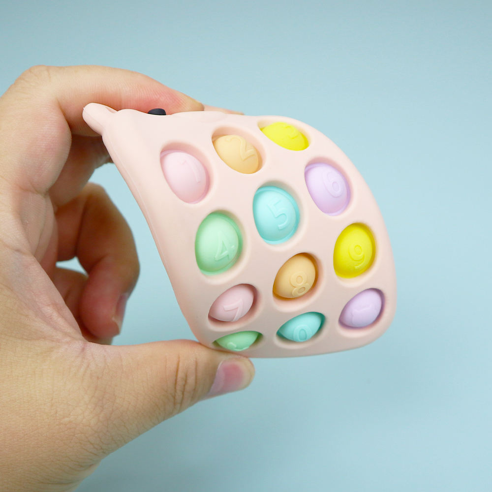 Biomom Pop It Bubble Bear Phone Fidget Toy (3 Colors)