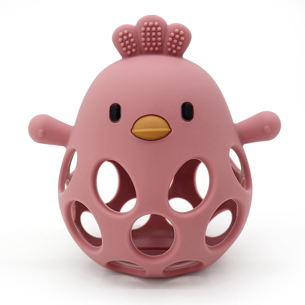 Biomom Sensory Teether Silicone Chick (7 Colors) - Pupsik Singapore
