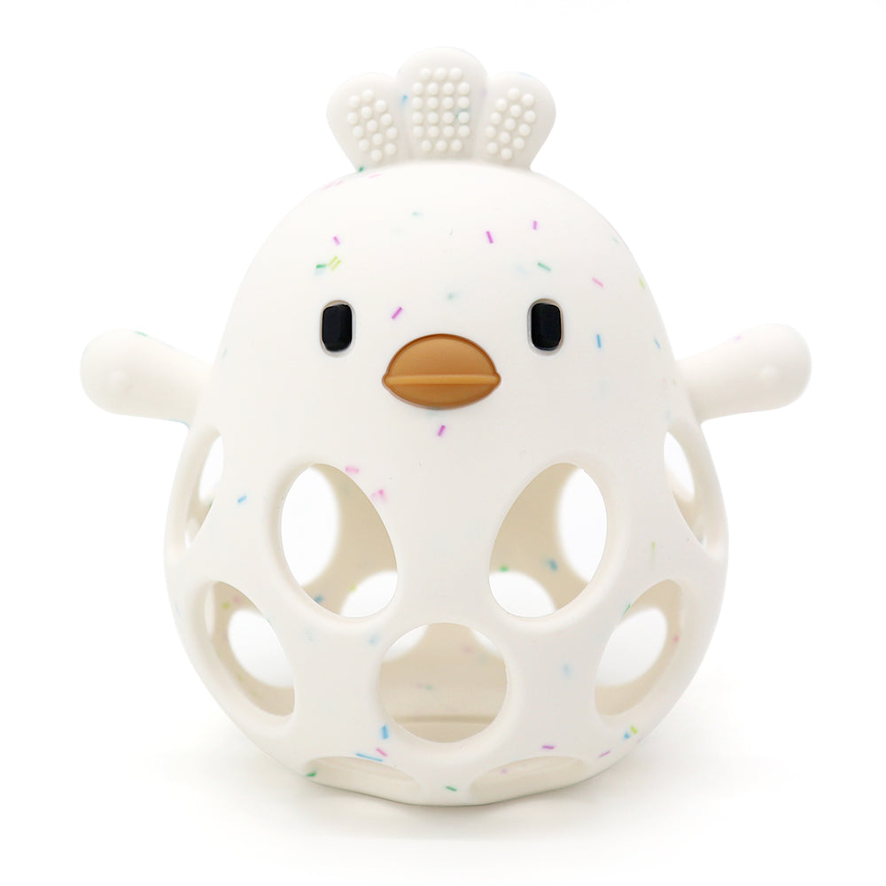 Biomom Sensory Teether Silicone Chick (7 Colors) - Pupsik Singapore