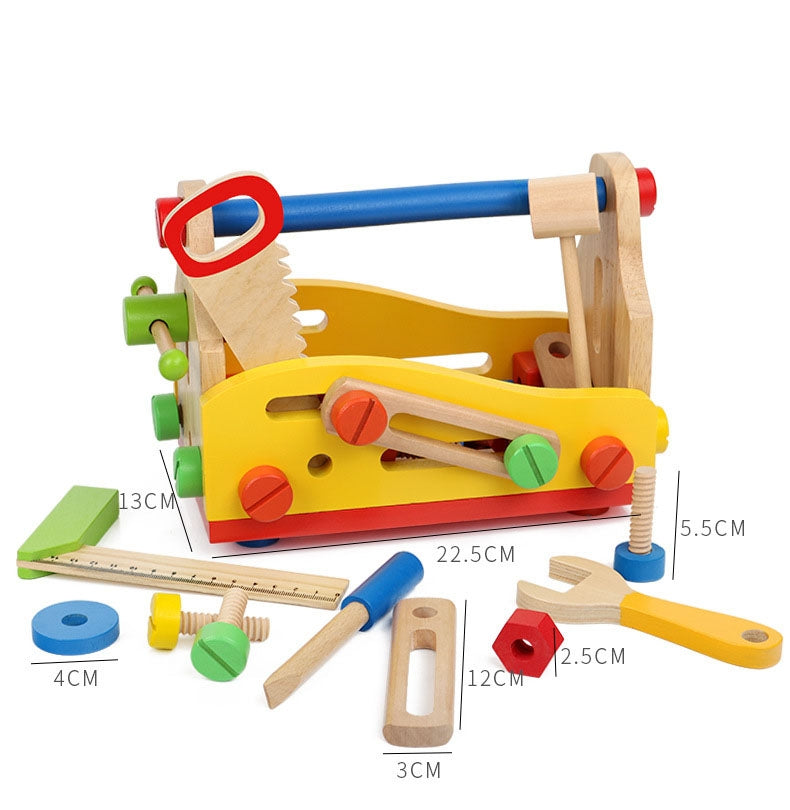 Multi-DIY Wooden Tool Box Toy