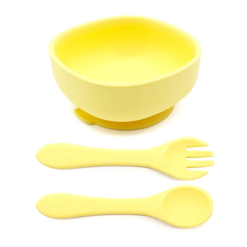 Biomom Silicone Suction Toddler Bowl Set (12 Colours) - Pupsik Singapore