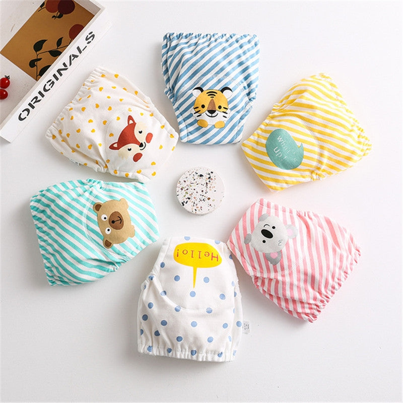 Pupsik Cotton Reusable Training Diapers – XL size, 110cm (8 Designs) - Pupsik Singapore