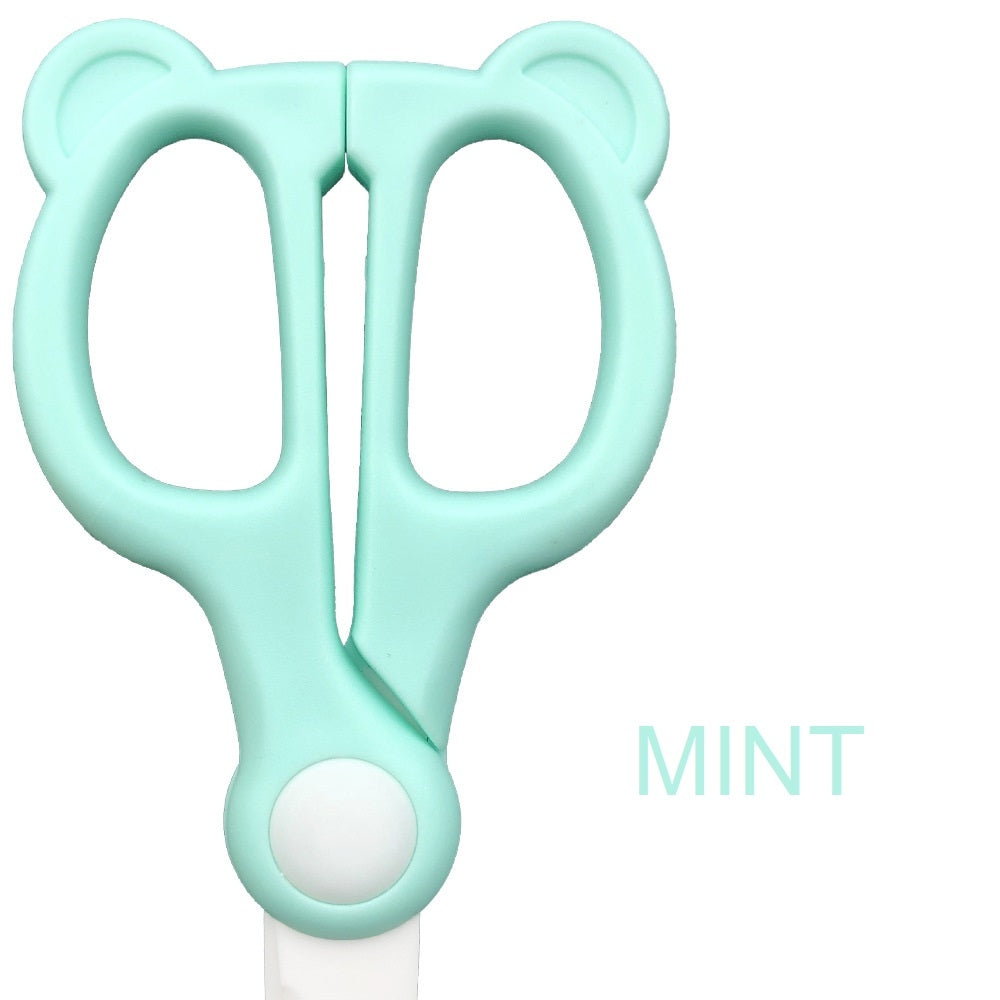 Biomom Ceramic Baby Food Scissors with Travel Case (3 Colours)