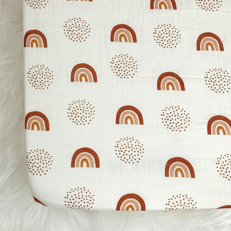A, Apple Pie Newborn Baby Crib Sheets Gift Set (4 Designs)
