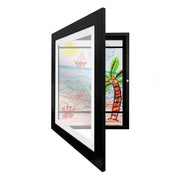 Pupsik Wooden Kids Artwork Display Frame and Storage, A3 (2 Colors)