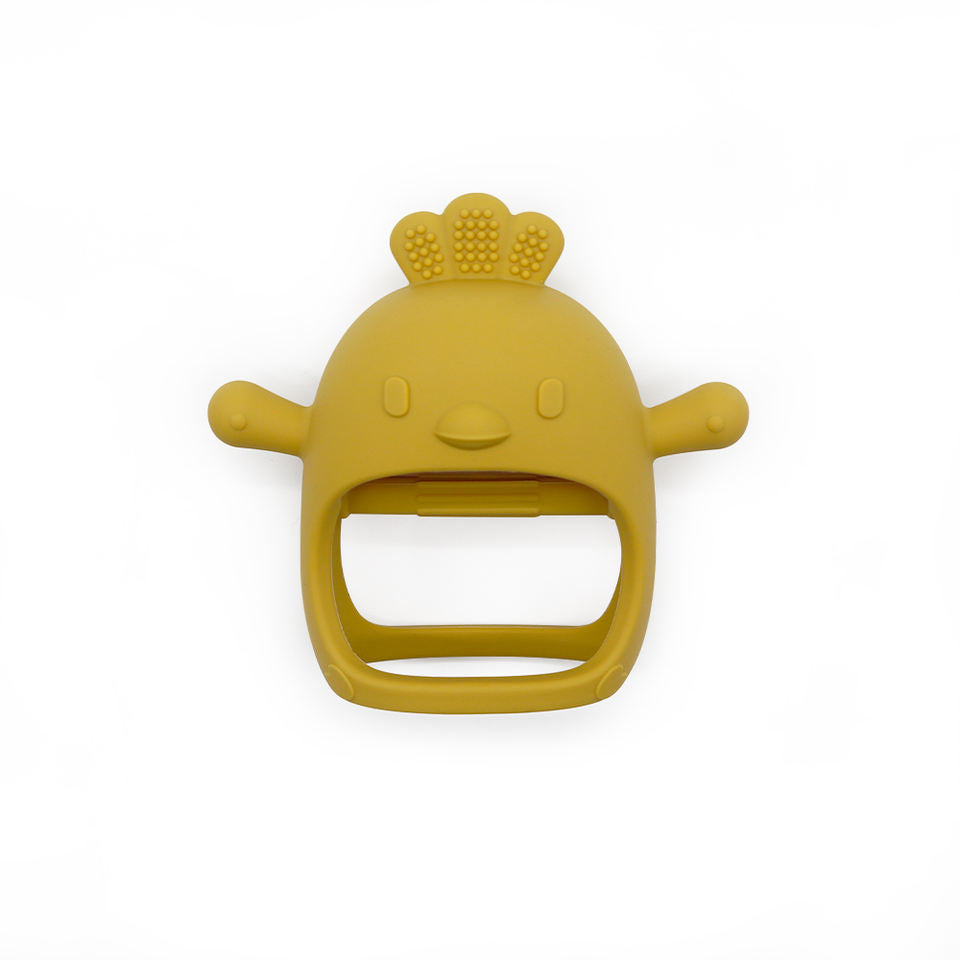 Biomom Silicone Baby Teething Mitten, Chick (6 Colours)