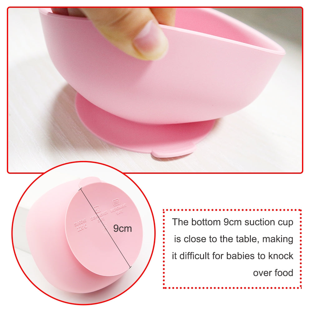 Biomom Silicone Suction Toddler Bowl Set (12 Colours)