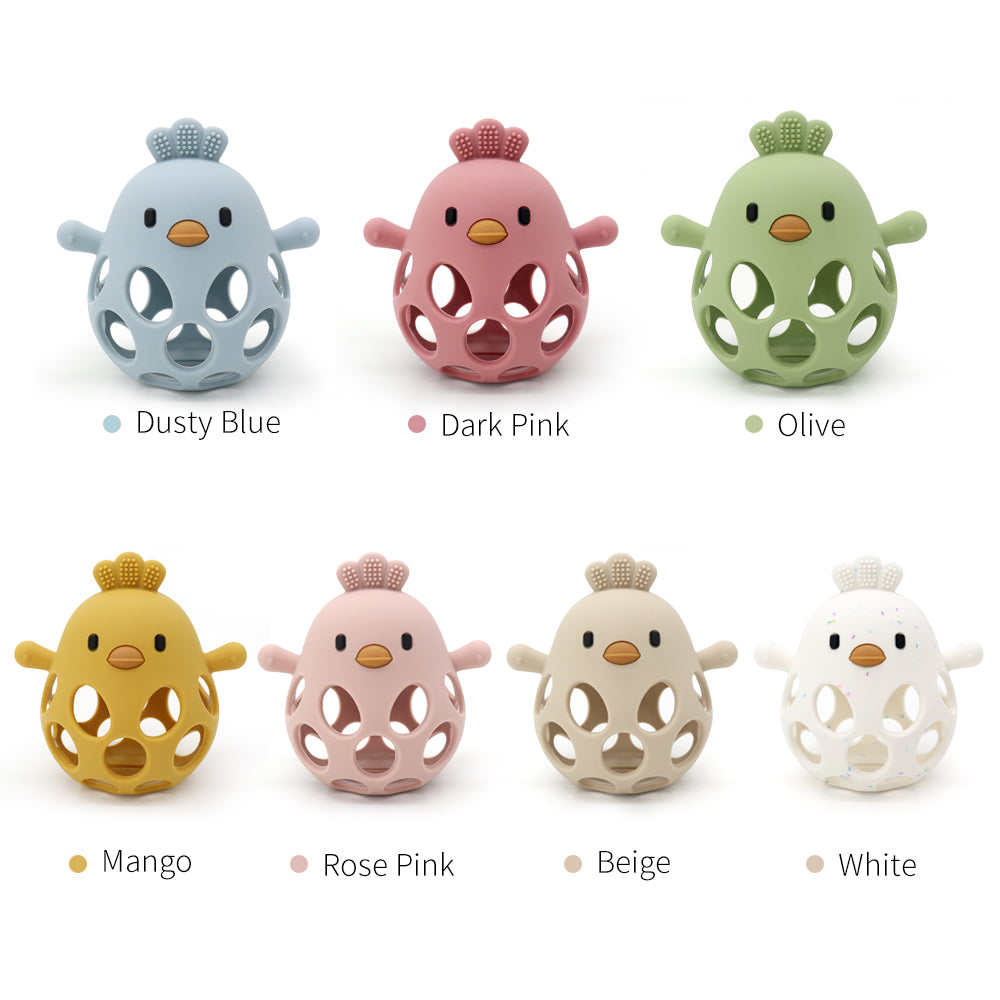 Biomom Sensory Teether Silicone Chick (7 Colors)