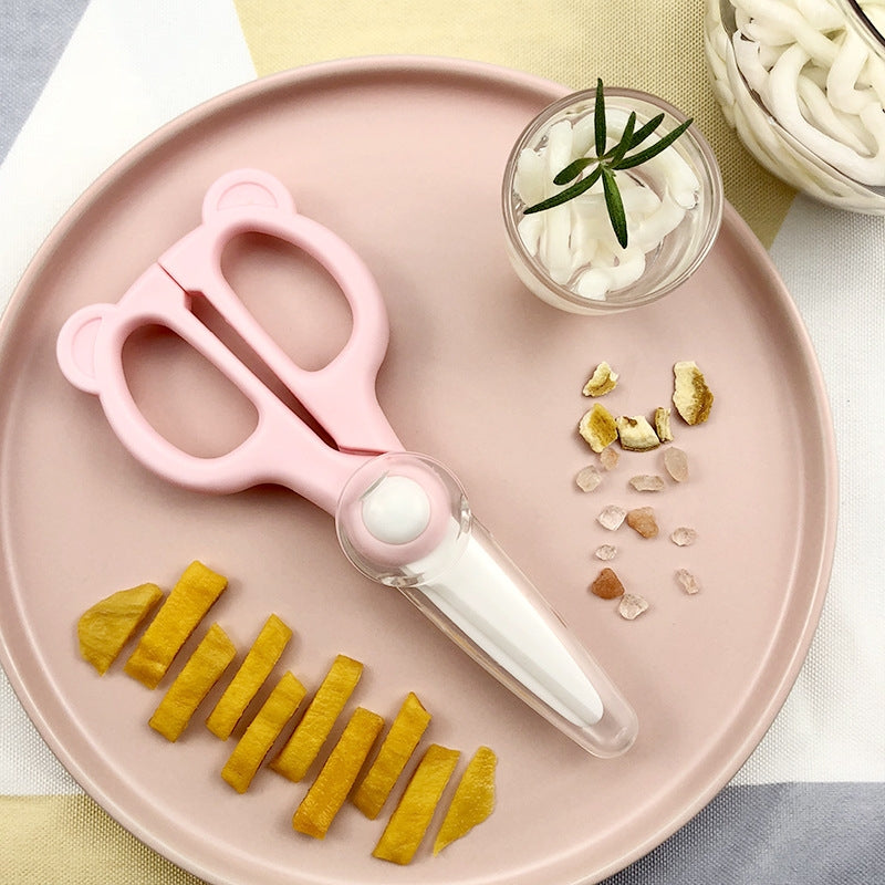 Biomom Ceramic Baby Food Scissors with Travel Case (3 Colours) - Pupsik Singapore