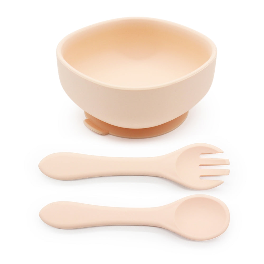 Biomom Silicone Suction Toddler Bowl Set (12 Colours) - Pupsik Singapore
