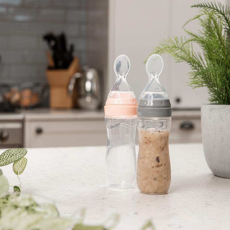 Haakaa Silicone Baby Food Dispensing Spoon, 120ml (2 Colors)
