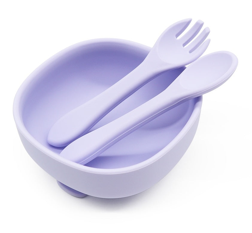Biomom Silicone Suction Toddler Bowl Set (12 Colours) - Pupsik Singapore