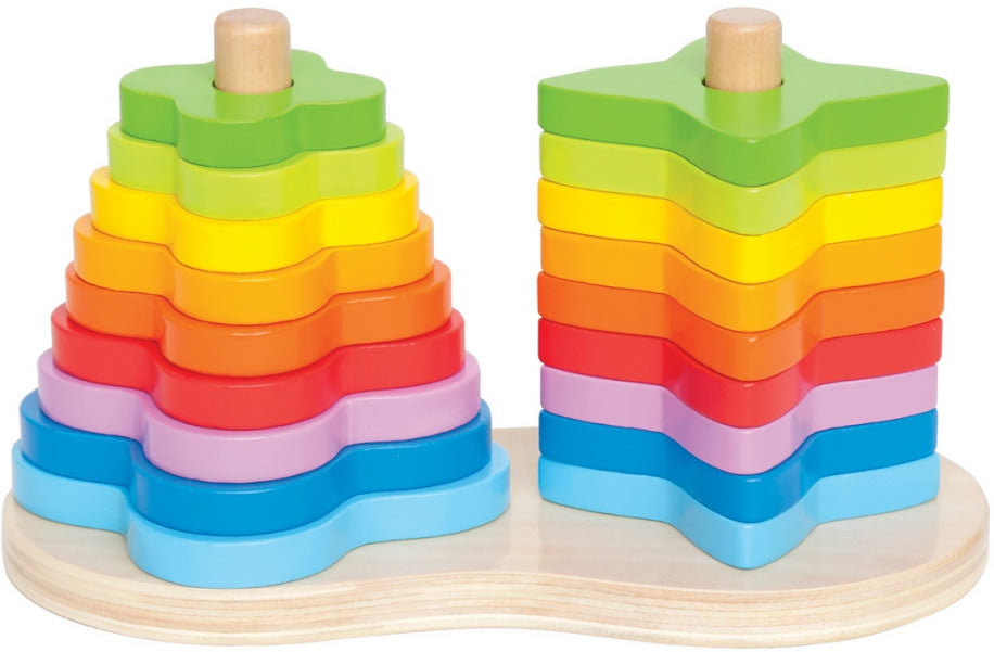 Hape Double Rainbow Stacker