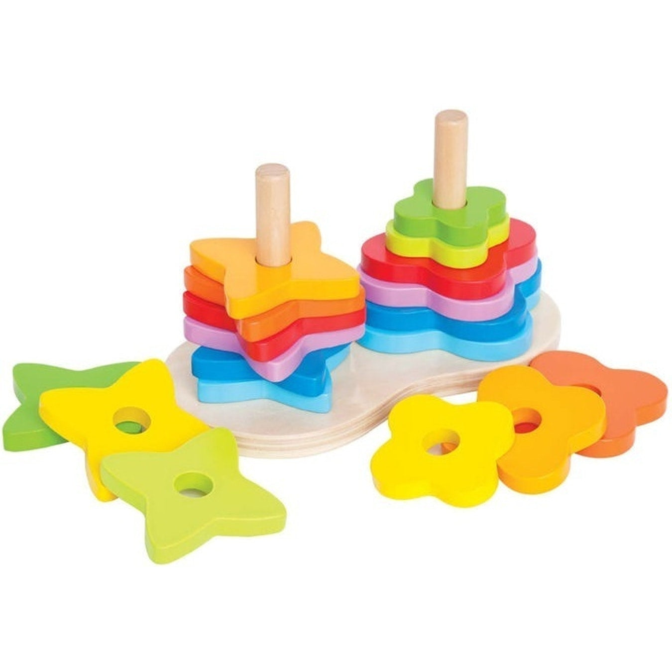 Hape Double Rainbow Stacker