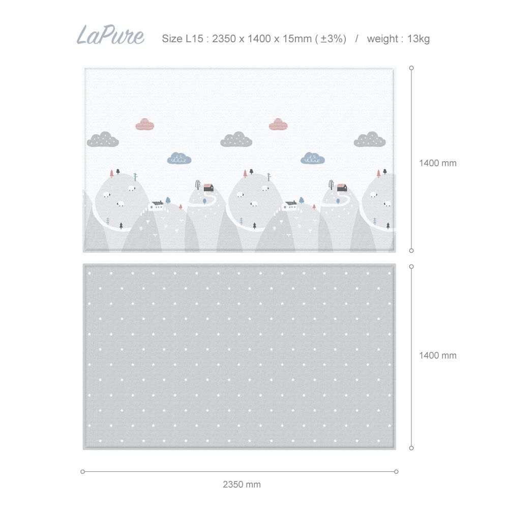 Parklon LaPure Playmat - Happy Way Little Star (XL15)