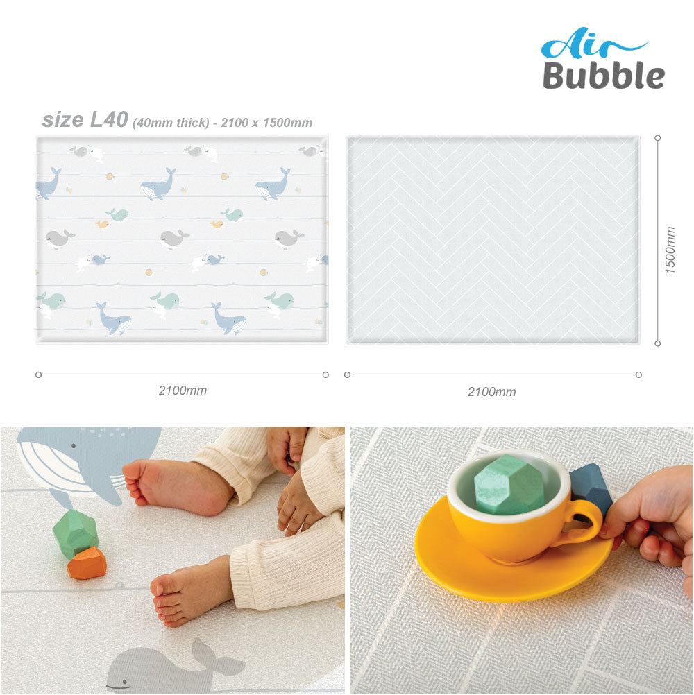 Parklon Air Bubble Playmat - Happy Whale (L40)