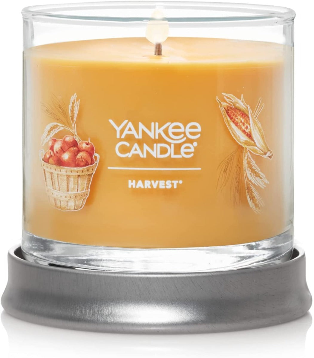 Yankee Candle Signature Small Tumbler Candle, 1- Wick (4.3oz) - Harvest