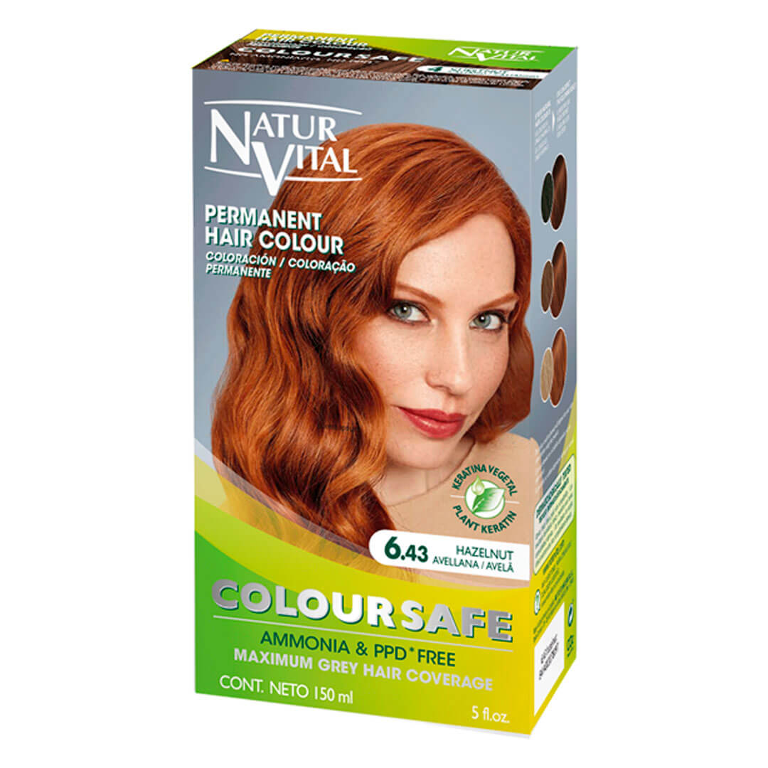 NaturVital ColourSafe Permanent Hair Dye (8 Colors) - Exp 02/26 or later - Pupsik Singapore