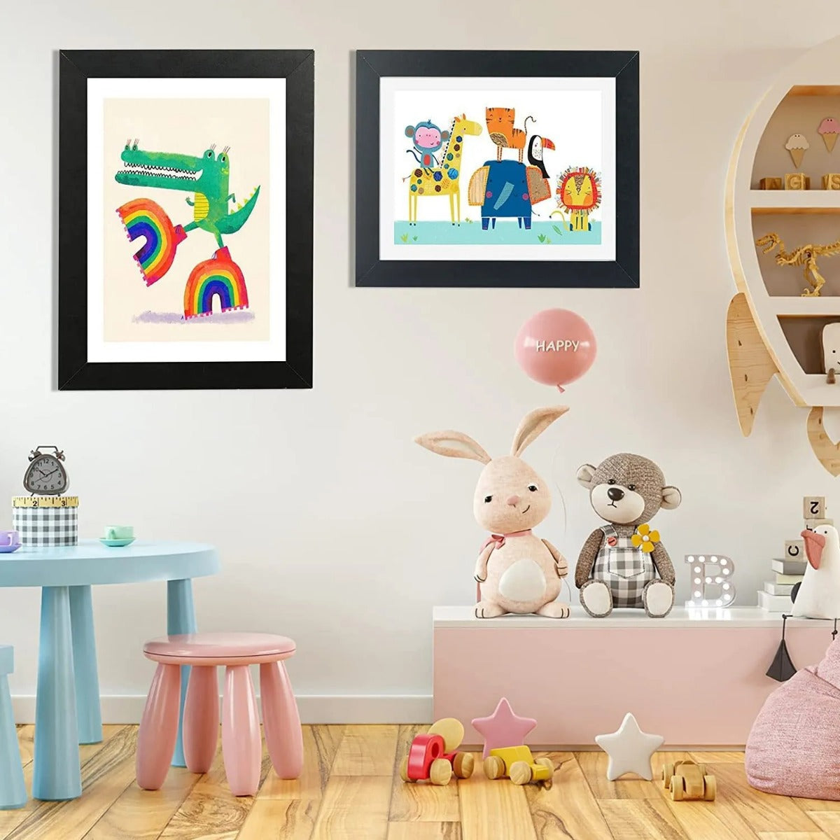 Pupsik Wooden Kids Artwork Display Frame and Storage, A4 (2 Colors) - Pupsik Singapore