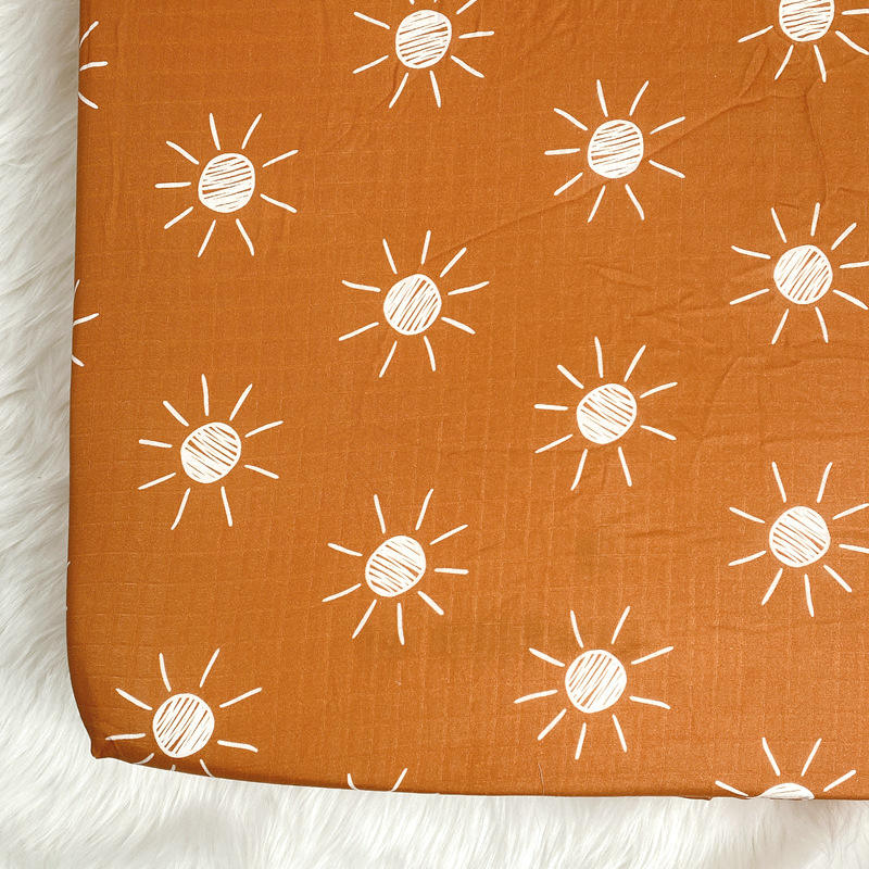 A, Apple Pie Newborn Baby Crib Sheets Gift Set (4 Designs)