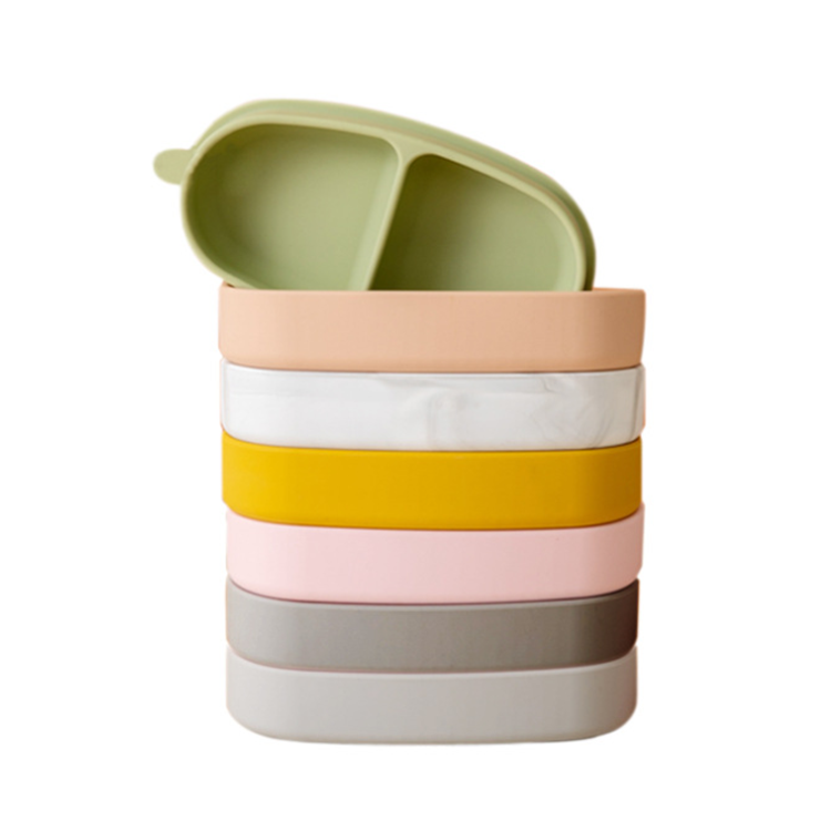 Biomom Baby Silicone Suction Bento Bowl & Utensil Set (7 Colours) - Pupsik Singapore
