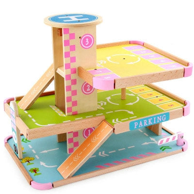 Three Storey Wooden Parking Lot