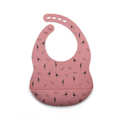 Biomom Silicone Round Baby Bib (8 Designs) - Pupsik Singapore
