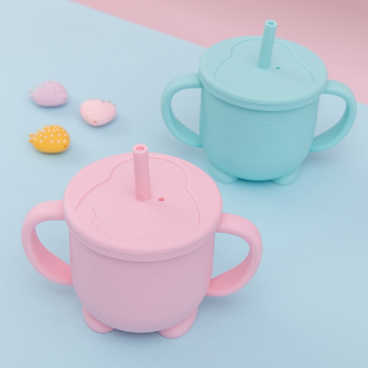 Biomom Penguin Silicone Straw Cup (3 Colours)