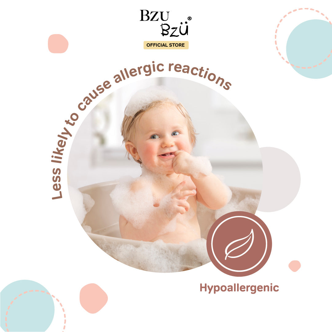 [Bundle] BZU BZU Head to Toe Baby Wash and Shampoo Oat & Milk, 600ml + 200ml (Exp 10/27)