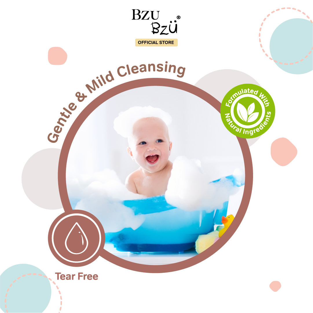 BZU BZU Head to Toe Baby Wash and Shampoo Oat & Milk, 600ml (Exp 05/27)